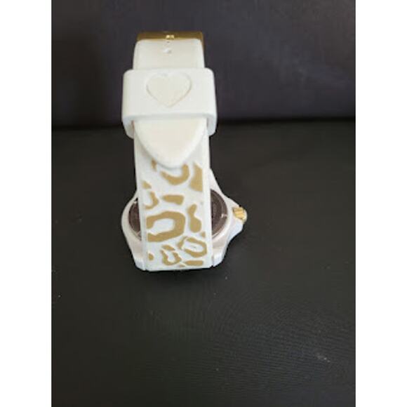 Juicy Couture Sport Women's Watch with Gold Tone Jeweled Bezel Animal Print Band - Picture 3 of 9